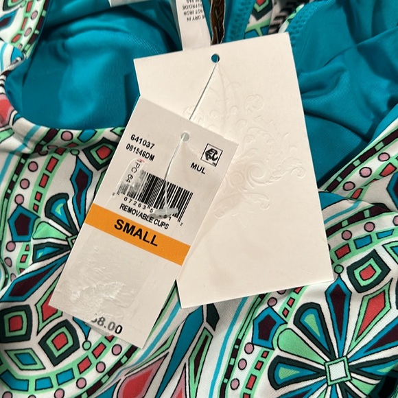 NWT BECCA BY REBECCA VIRTUE Sarai Plunge One Piece Swimsuit - Picture 11 of 12